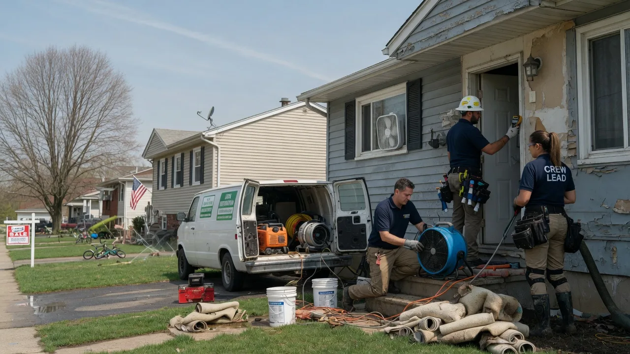 Flood Cleanup in Lickingville, PA near me